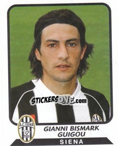 Sticker Gianni Bismark Guigou - Calciatori 2003-2004 - Panini