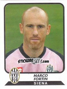 Figurina Marco Fortin - Calciatori 2003-2004 - Panini