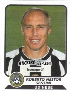 Cromo Roberto Nestor Sensini - Calciatori 2003-2004 - Panini