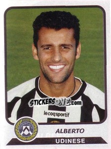 Figurina Alberto - Calciatori 2003-2004 - Panini