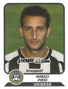 Sticker Mirko Pieri - Calciatori 2003-2004 - Panini