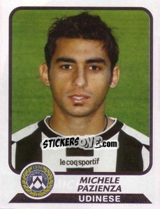 Sticker Michele Pazienza - Calciatori 2003-2004 - Panini