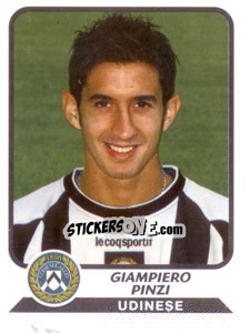 Sticker Giampiero Pinzi - Calciatori 2003-2004 - Panini