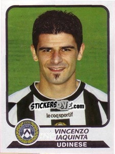 Figurina Vincenzo Iaquinta - Calciatori 2003-2004 - Panini
