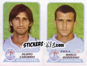 Sticker Carobbio / Gorzegno - Calciatori 2003-2004 - Panini