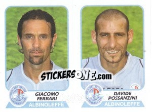 Sticker Ferrari / Possanzini - Calciatori 2003-2004 - Panini