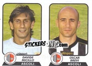 Sticker Micillo / Brevi - Calciatori 2003-2004 - Panini