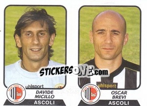 Figurina Micillo / Brevi - Calciatori 2003-2004 - Panini