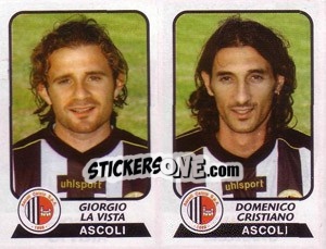 Sticker la Vista / Cristiano - Calciatori 2003-2004 - Panini