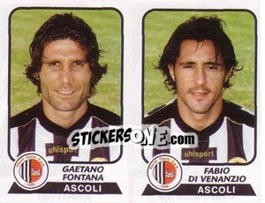 Sticker Fontana / di Venanzio - Calciatori 2003-2004 - Panini