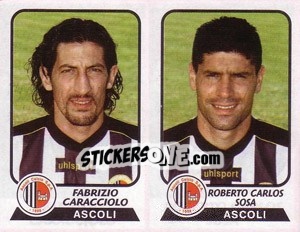 Figurina Caracciolo / Sosa - Calciatori 2003-2004 - Panini