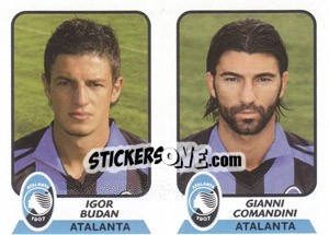 Sticker Budan / Comandini - Calciatori 2003-2004 - Panini