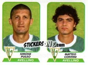 Sticker Puleo / Contini - Calciatori 2003-2004 - Panini