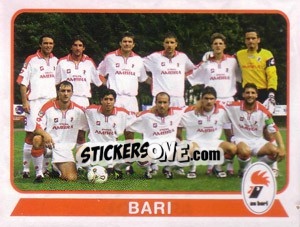 Figurina Squadra Bari - Calciatori 2003-2004 - Panini