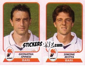 Sticker Spinesi / Motta - Calciatori 2003-2004 - Panini