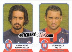 Figurina Squadra Cagliari - Calciatori 2003-2004 - Panini