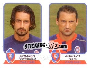 Figurina Pantanelli / Festa - Calciatori 2003-2004 - Panini