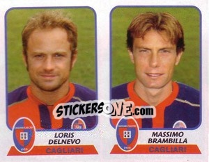 Sticker Delnevo / Brambilla - Calciatori 2003-2004 - Panini