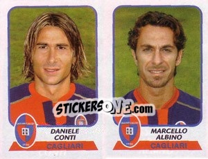 Figurina Conti / Albino - Calciatori 2003-2004 - Panini