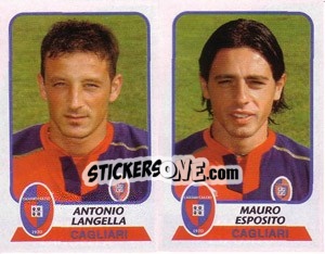 Cromo Langella / Esposito - Calciatori 2003-2004 - Panini