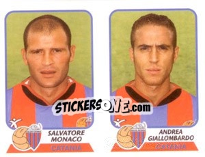 Sticker Monaco / Giallombardo - Calciatori 2003-2004 - Panini