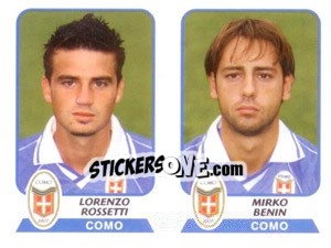 Sticker Rossetti / Benin - Calciatori 2003-2004 - Panini