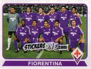 Figurina Squadra Fiorentina - Calciatori 2003-2004 - Panini
