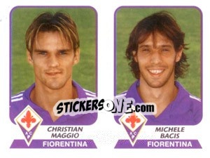 Sticker Maggio / Bacis - Calciatori 2003-2004 - Panini