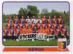 Sticker Squadra Genoa