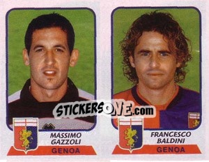 Cromo Gazzoli / Baldini - Calciatori 2003-2004 - Panini