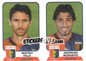 Cromo Villa / Morabito - Calciatori 2003-2004 - Panini