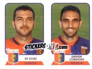 Sticker Zé Elias / Cordone - Calciatori 2003-2004 - Panini