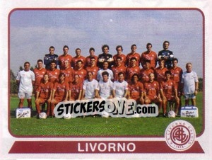 Sticker Squadra Livorno - Calciatori 2003-2004 - Panini