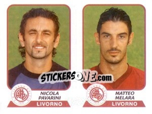 Cromo Pavarini / Melara - Calciatori 2003-2004 - Panini