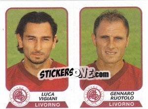 Sticker Vigiani / Ruotolo - Calciatori 2003-2004 - Panini