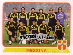 Figurina Squadra Messina - Calciatori 2003-2004 - Panini