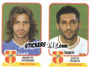 Figurina Storari / Fusco - Calciatori 2003-2004 - Panini