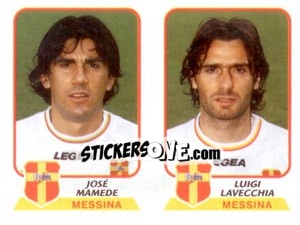 Cromo Mamede / Lavecchia - Calciatori 2003-2004 - Panini