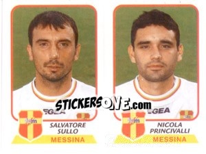 Figurina Sullo / Princivalli - Calciatori 2003-2004 - Panini