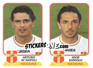 Figurina di Napoli / Zaniolo - Calciatori 2003-2004 - Panini