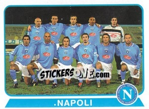 Cromo Squadra Napoli - Calciatori 2003-2004 - Panini