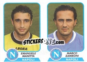 Sticker Manitta / Zamboni - Calciatori 2003-2004 - Panini