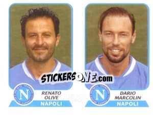 Sticker Olive / Marcolin - Calciatori 2003-2004 - Panini