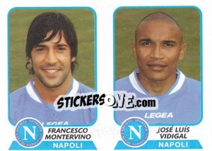 Sticker Montervino / Vidigal - Calciatori 2003-2004 - Panini