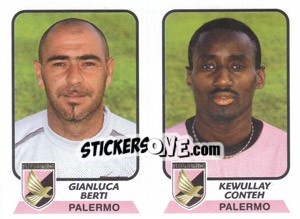 Figurina Berti / Conteh - Calciatori 2003-2004 - Panini