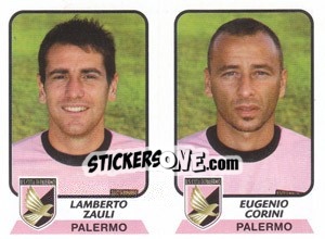 Figurina Zauli / Corini - Calciatori 2003-2004 - Panini