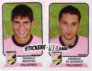 Figurina Brienza / di Donato - Calciatori 2003-2004 - Panini