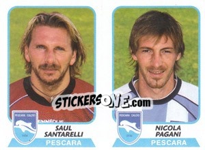 Sticker Santarelli / Pagani - Calciatori 2003-2004 - Panini