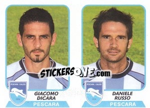 Cromo Dicara / Russo - Calciatori 2003-2004 - Panini