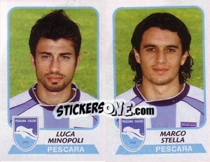 Figurina Minopoli / Stella - Calciatori 2003-2004 - Panini